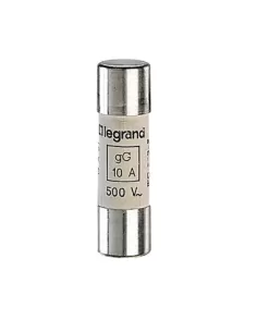 Fusibles cylindriques Legrand 014310 -gg acr 14x51- 10a s//perc